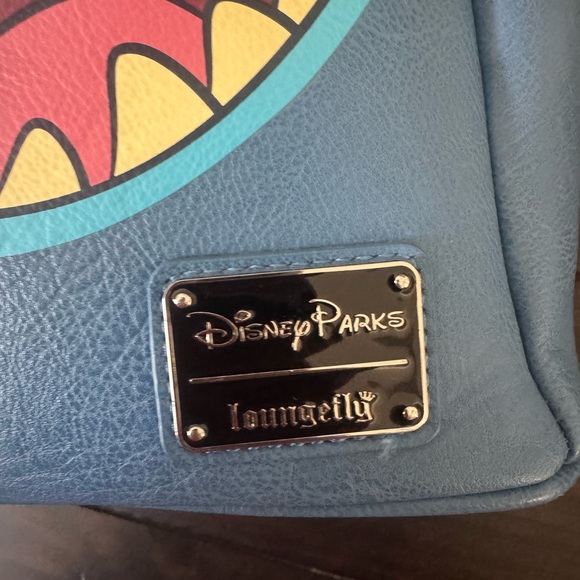 Loungefly Kids Blue Stitch Character Mini Backpack - Picture 4 of 4